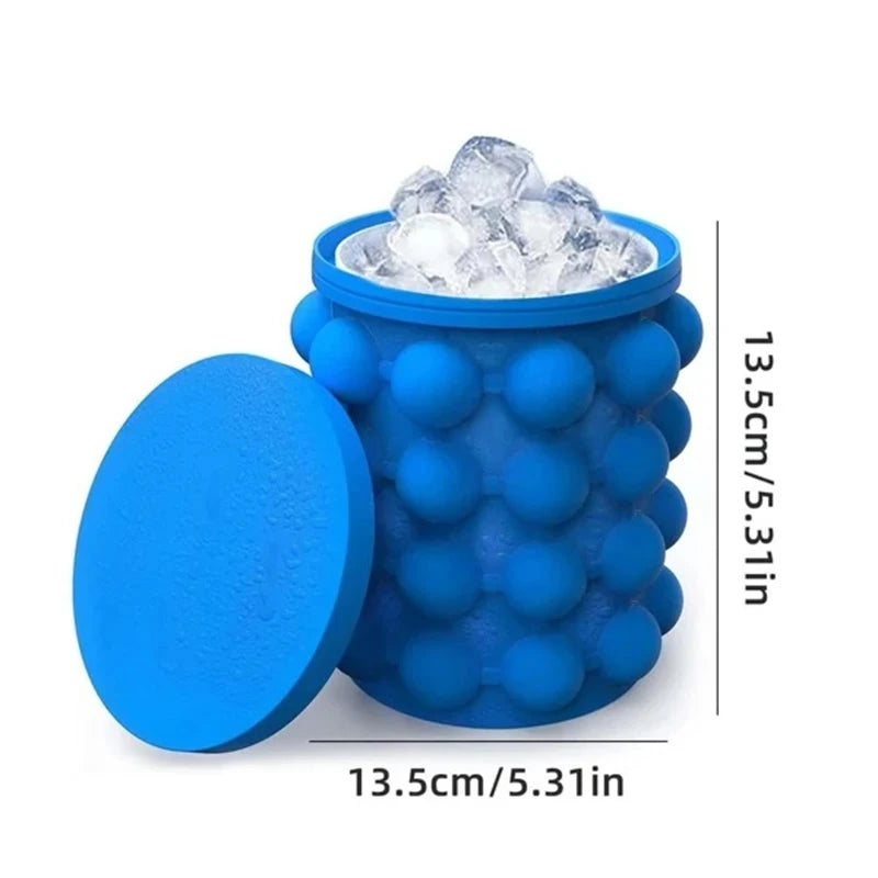 1/3pcs Silicone Bucket Ice Cube Maker Easy Freezing & Serving Perfect for Bars Clubs Essential Tool Drinkware Kitchen Accessorie